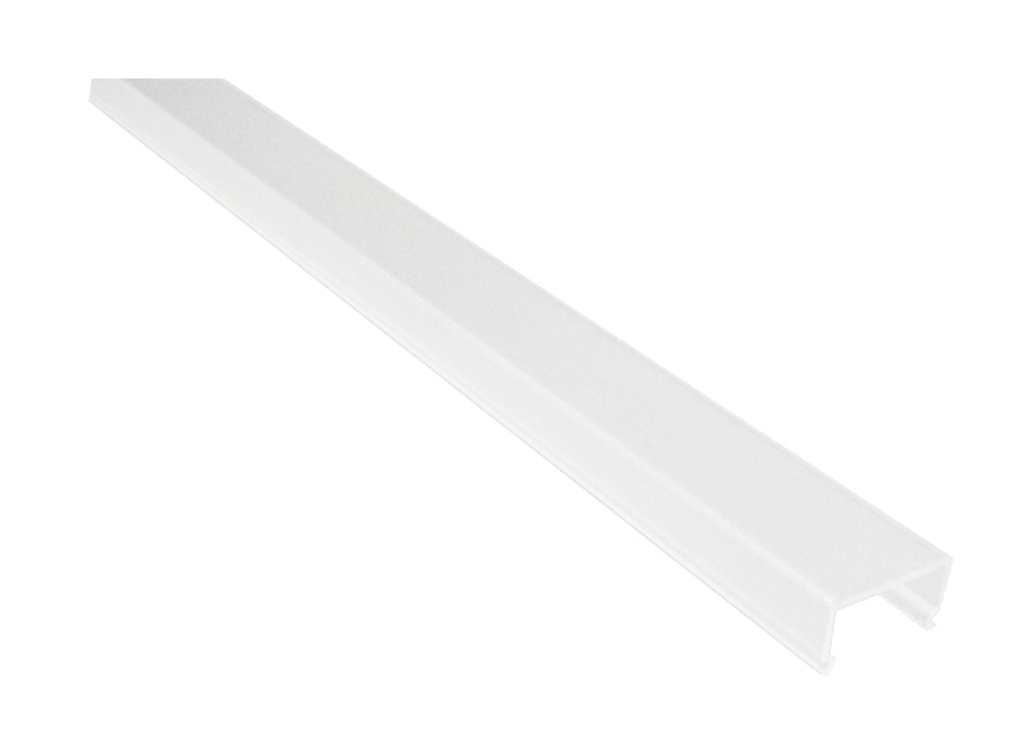 DA910034  Lin 2020S, 2m Flat U Frosted Diffuser Cover For DA900027 & DA900028 20mm Wide 85% Transmittance